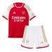 Maillot de foot Arsenal Ben White #4 Domicile vêtements enfant 2023-24 Manches Courtes (+ pantalon court)